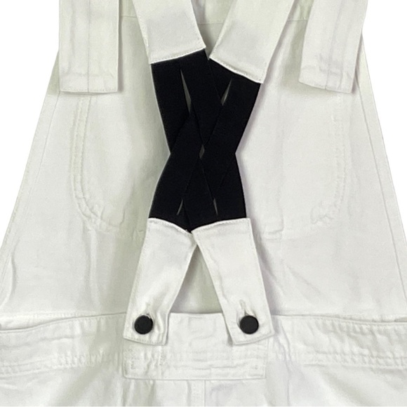 Sandrine Rose x Free People Distressed Overalls in Dust - Picture 7 of 14